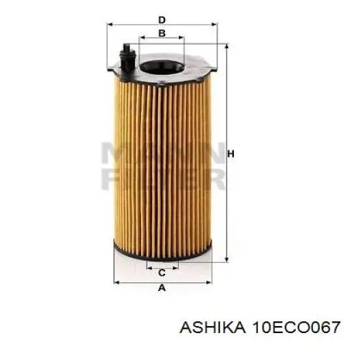 Масляний фільтр двигуна Japko 1ECO067 ціна, від 5.57 USD