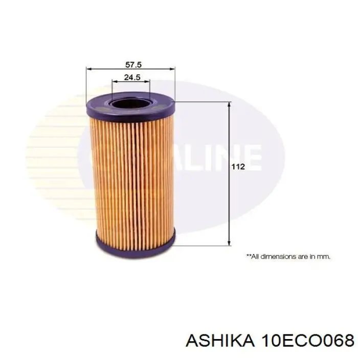 Купити 10ECO068 Ashika Фільтр очищення масла відцентровий