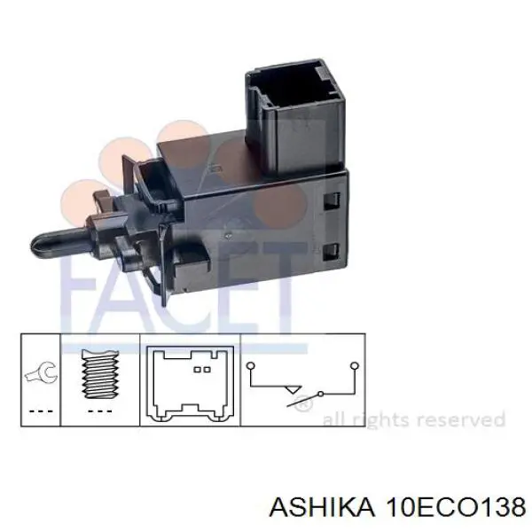 Фільтр масляний 10ECO138 Ashika