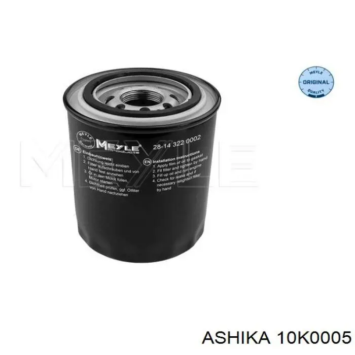 Масляний фільтр 10K0005 Ashika