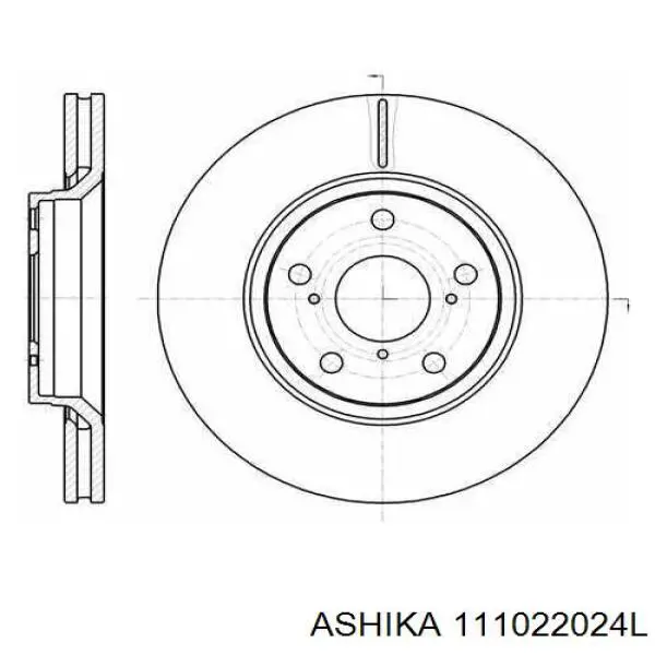 Накінечник рульової тяги, зовнішній 111022024L Ashika