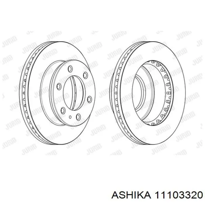 11103320 Ashika Кульова опора, верхня