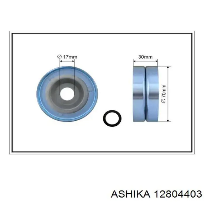 12804403 Ashika натягувач приводного ременя