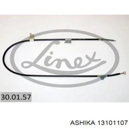 Трос стоянкового гальма задній лівий Linex 300158 ціна, від 17.60 USD