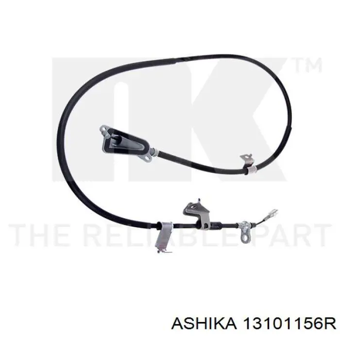Трос стоянкового гальма задній правий Ashika 13101156R ціна, від 25.97 USD