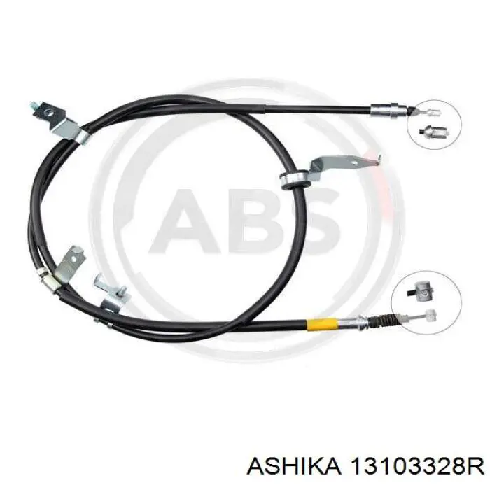 Трос стоянкового гальма задній правий Adriauto 220285 ціна, від 27.40 USD