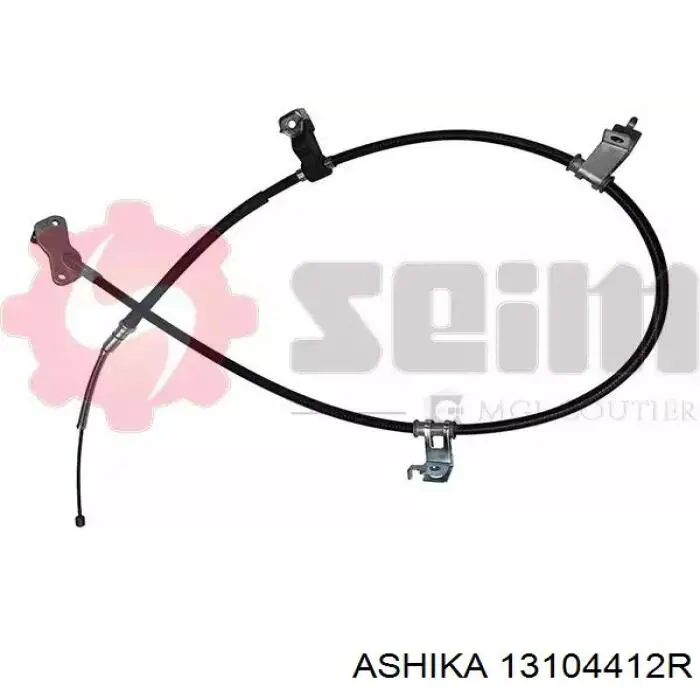BC412R Japan Parts Трос ручного гальма задній, правий