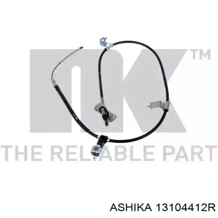 Трос стоянкового гальма задній правий Japan Parts BC412R ціна, від 28.78 USD
