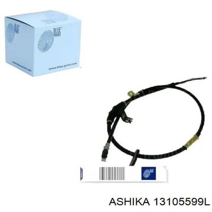 Трос стоянкового гальма задній лівий Q-fix Q3740679 ціна, від 17.66 USD