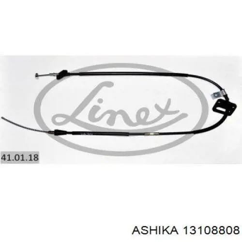 Трос ручного гальма задній, правий 13108808 Ashika