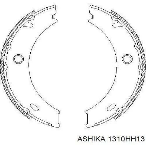 Трос стоянкового гальма задній правий Ashika 1310HH13 ціна, від 15.22 USD