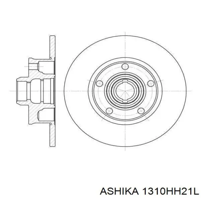 Купити K14147 ABS Трос ручного гальма задній, лівий