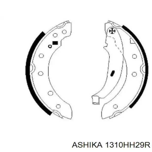 Купити 1310HH29R Ashika Трос ручного гальма задній, правий