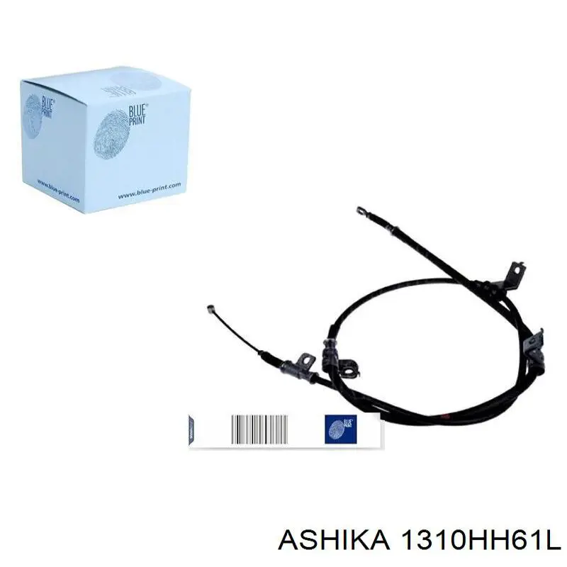 Купити 1310HH61L Ashika Трос ручного гальма задній, лівий
