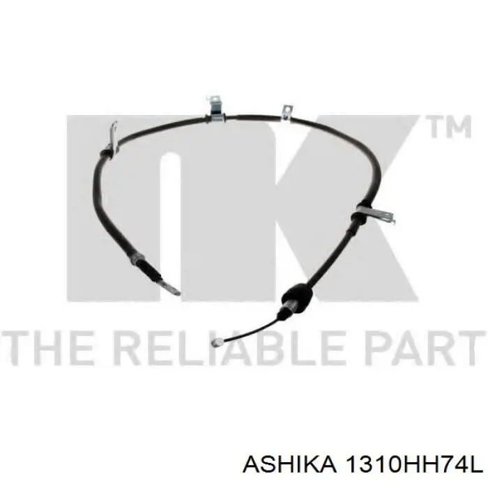 Трос ручного гальма задній, лівий 1310HH74L Ashika