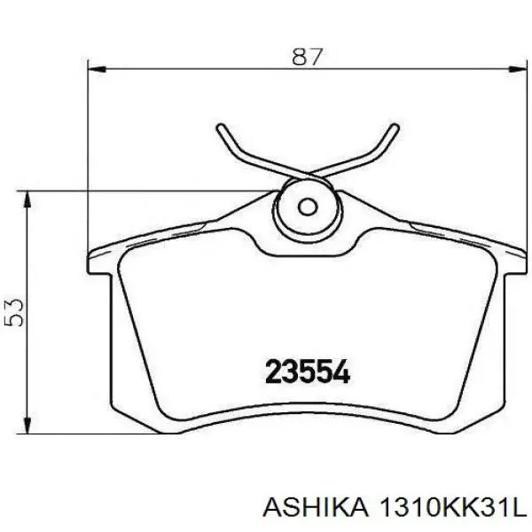 Трос ручного гальма задній, лівий K17889 ABS