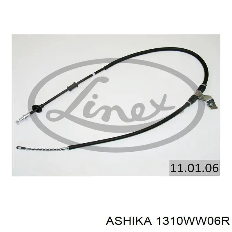 Трос ручника задній правий Ashika 1310WW06R