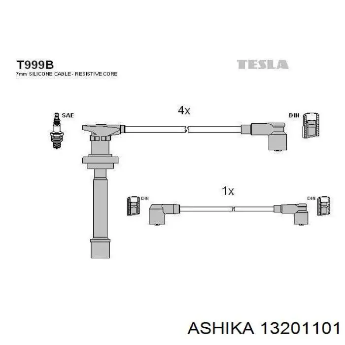 Купити 224402F200 Nissan/Infiniti Провід високовольтні, комплект