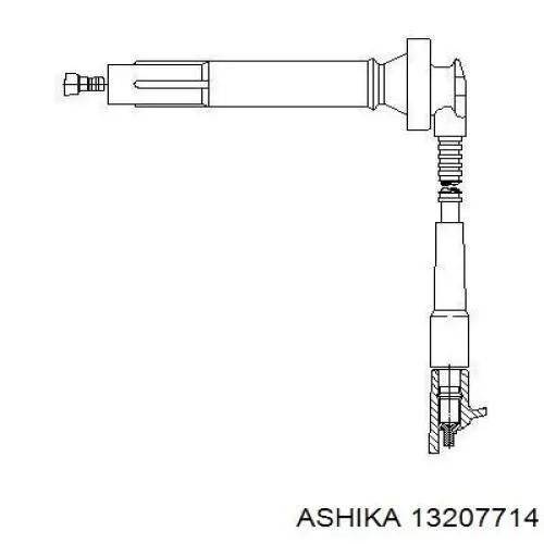 13207714 Ashika дріт високовольтні, комплект