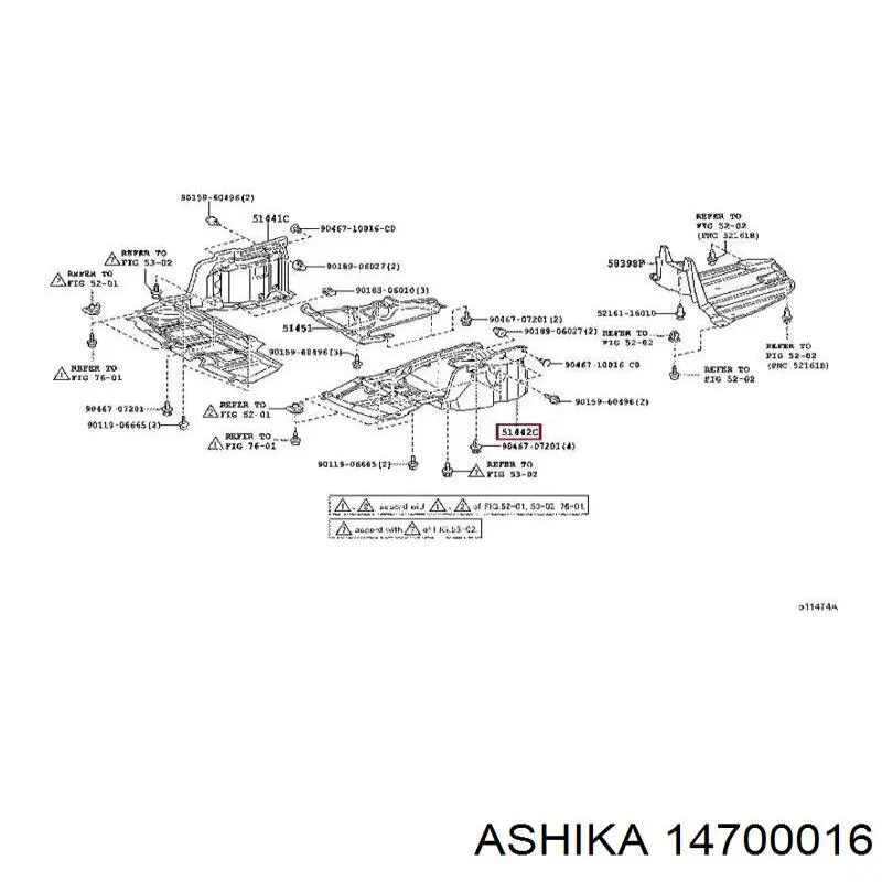 Кришка маслозаливной горловини Ashika 14700016