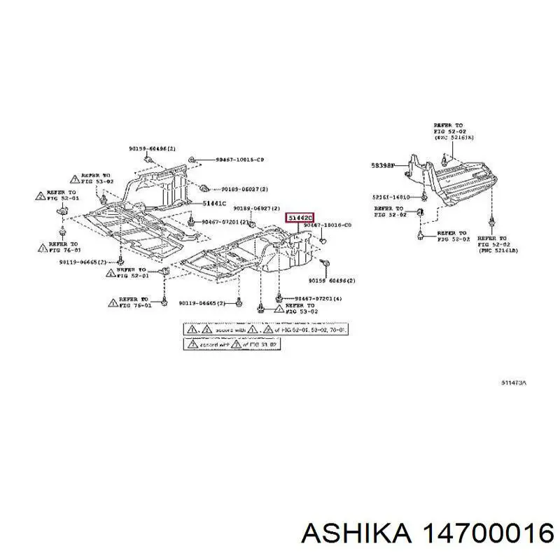 Кришка маслозаливной горловини Ashika 14700016 ціна, від 5.84 USD