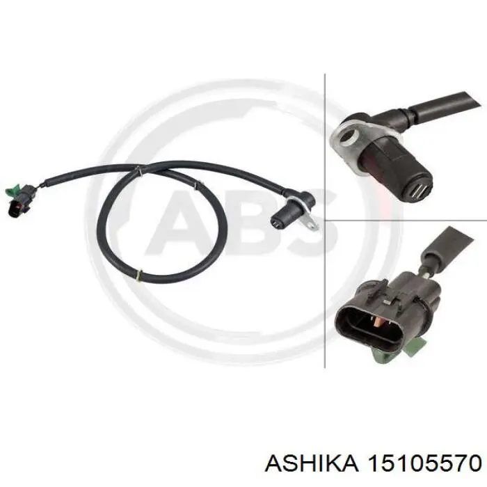 Датчик АБС задній лівий Q-fix Q2120412 ціна, від 17.22 USD