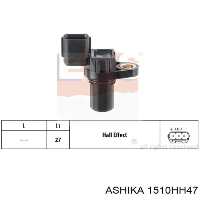 Датчик АБС (ABS) задній, лівий SS20538 Delphi