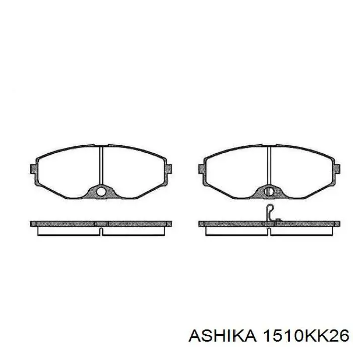 Датчик АБС (ABS) задній, правий 1510KK26 Ashika