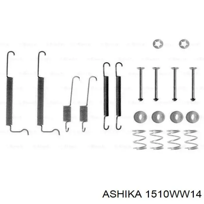 1510WW14 Ashika датчик абс (abs передній, правий)