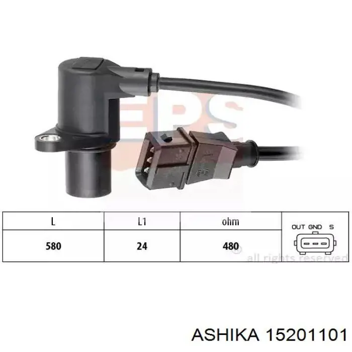 Датчик колінвала 15201101 Ashika