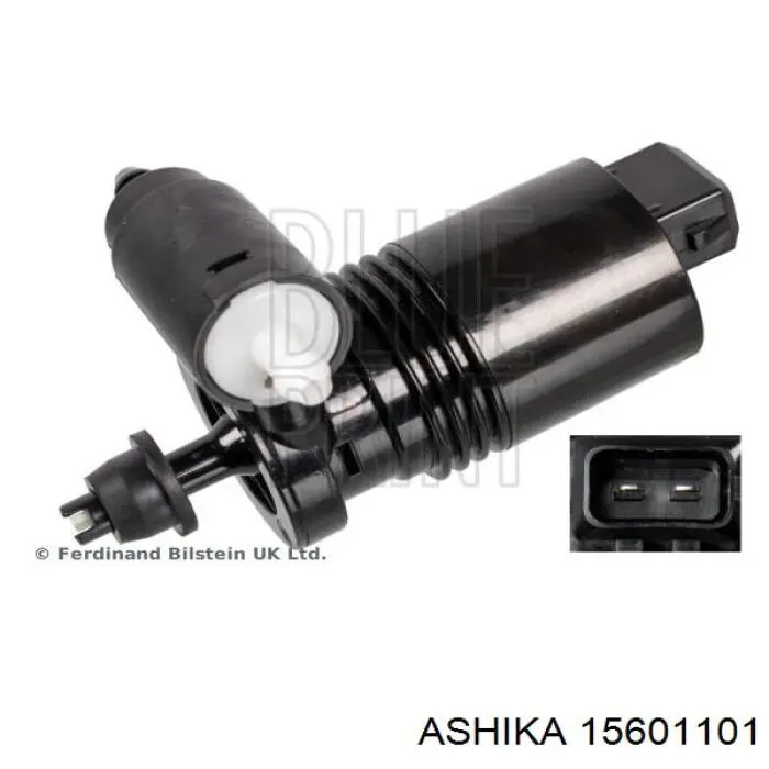 15601101 Ashika насос-двигун омивача скла, переднього