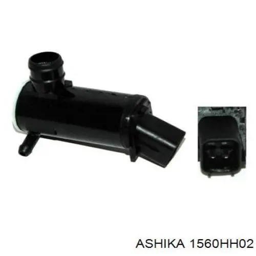 Насос-двигун омивача скла, переднього 1560HH02 Ashika