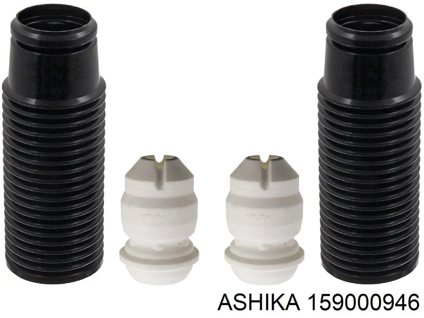 159000946 Ashika буфер-відбійник амортизатора заднього + пильовик