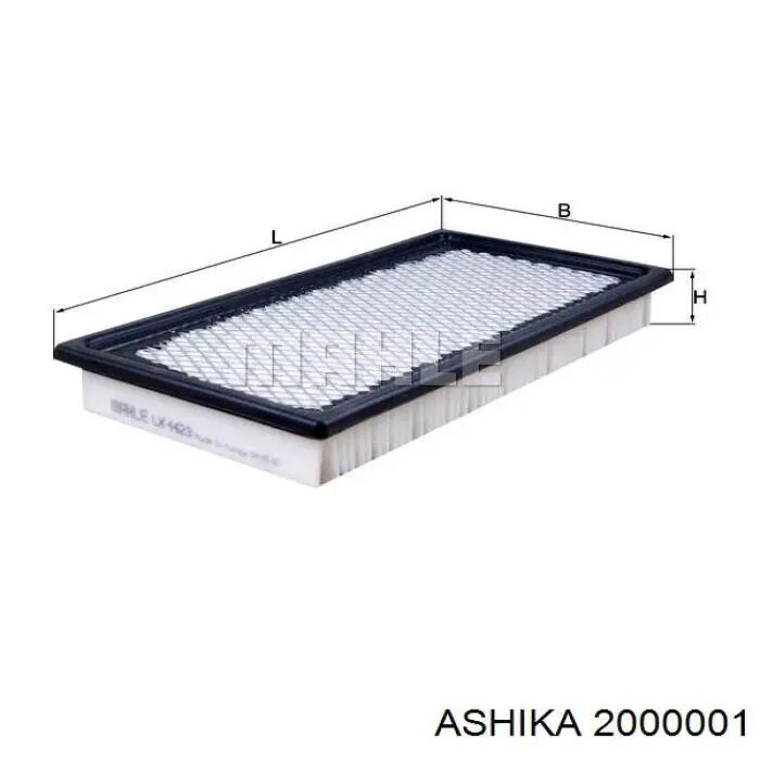 Елемент повітряного фільтра Ashika 2000001 ціна, від 6.75 USD