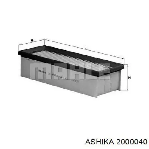 Елемент повітряного фільтра Ashika 2000040 ціна, від 5.70 USD