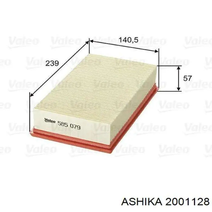 Елемент повітряного фільтра Ashika 2001128 ціна, від 5.23 USD