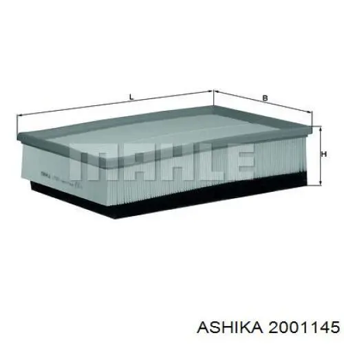 Купити 2001145 Ashika Автомобільний фільтр повітря