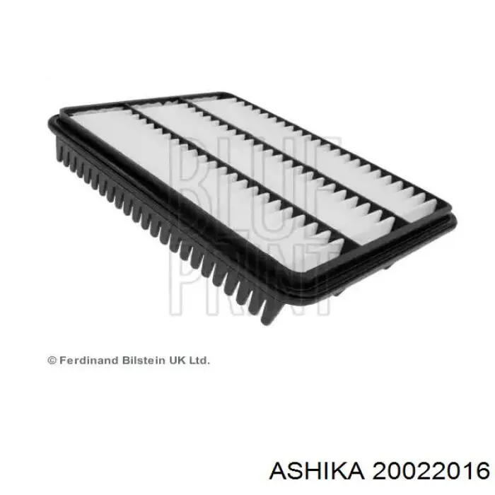Повітряний фільтр 20022016 Ashika