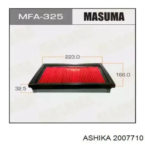 Фільтр повітряний Ashika 2007710