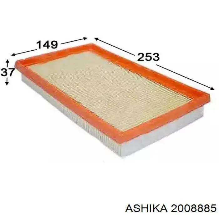 Елемент повітряного фільтра Ashika 2008885 ціна, від 5.38 USD