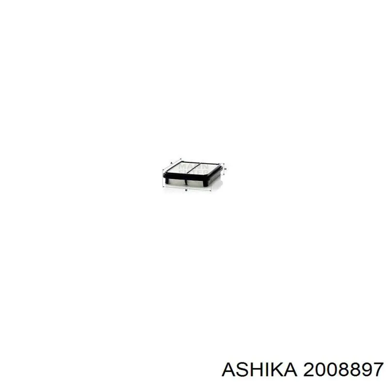 Повітряний фільтр 2008897 Ashika