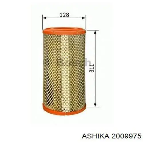 2009975 Ashika Повітряний фільтр двигуна