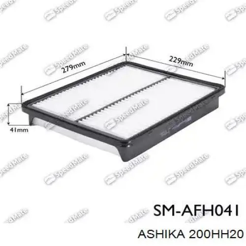 Повітряний фільтр 200HH20 Ashika