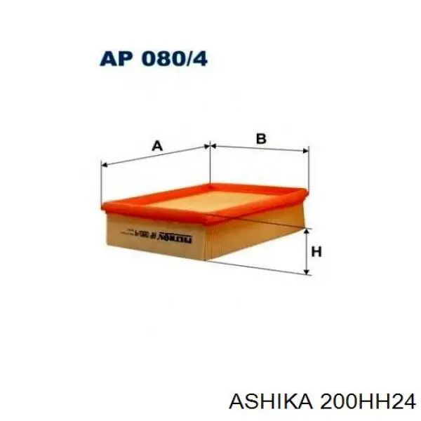 Купити 200HH24 Ashika Автомобільний фільтр повітря
