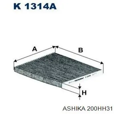 Елемент повітряного фільтра Ashika 200HH31 ціна, від 5.52 USD