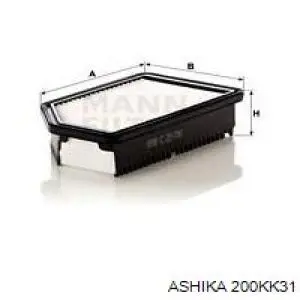 Купити 200KK31 Ashika Автомобільний фільтр повітря
