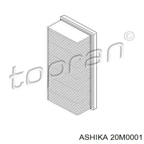 Елемент повітряного фільтра Ashika 20M0001 ціна, від 5.13 USD