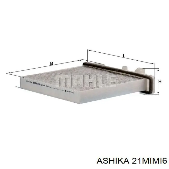 Фільтр салону 21MIMI6 Ashika