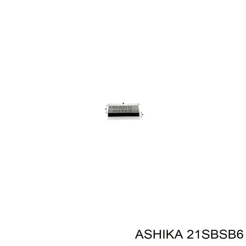 Повітряний фільтр салону Ashika 21SBSB6