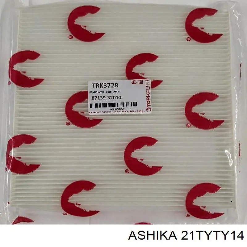 Фільтр повітряний обігрівача Ashika 21TYTY14 ціна, від 7.82 USD